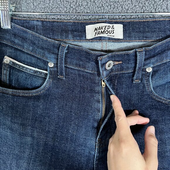 Naked & Famous Super Guy Hyper Flex Stretch Selvedge Jeans - Men's Size 32*32 - Picture 2 of 11